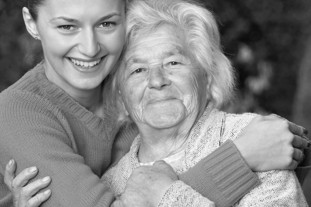Afbeelding Oudere vrouw en jonge dame